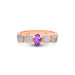 Amethyst Rose Gold Ring R10