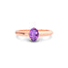 Amethyst Rose Gold Ring R13