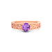 Amethyst Rose Gold Ring R33