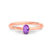 Amethyst Rose Gold Ring R39