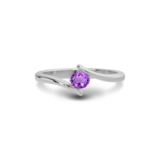 Amethyst Sterling Silver Ring R2