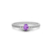 Amethyst Sterling Silver Ring R4