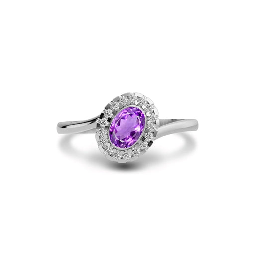 Amethyst Sterling Silver Ring R5