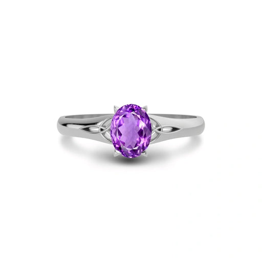 Amethyst Sterling Silver Ring R6