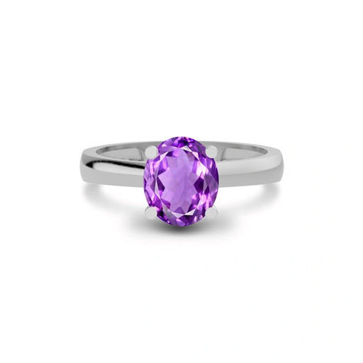 Amethyst Sterling Silver Ring R7
