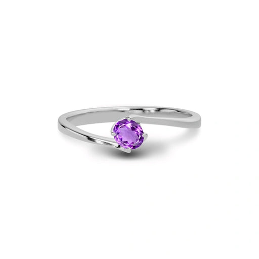 Amethyst Sterling Silver Ring R8