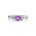 Amethyst Sterling Silver Ring R12