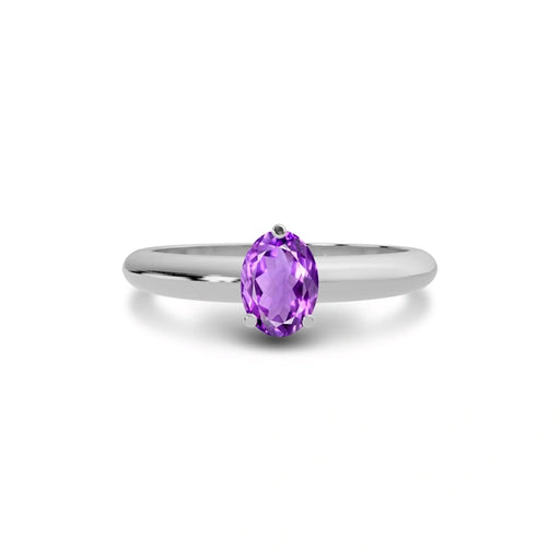 Amethyst Sterling Silver Ring R13