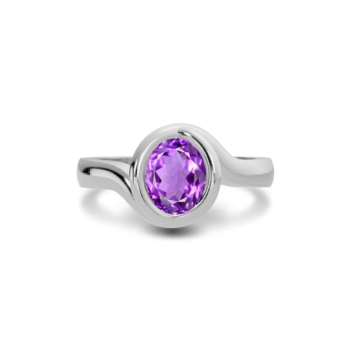 Amethyst Sterling Silver Ring R22