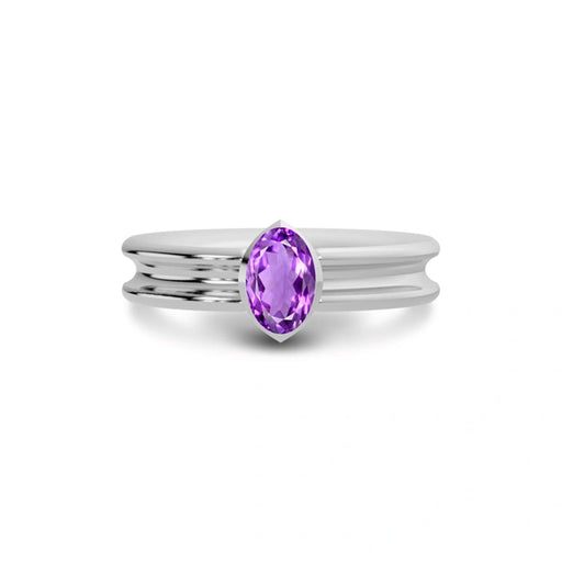Amethyst Sterling Silver Ring R24