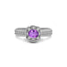Amethyst Sterling Silver Ring R30