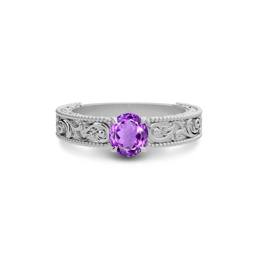 Amethyst Sterling Silver Ring R33