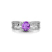 Amethyst Sterling Silver Ring R34