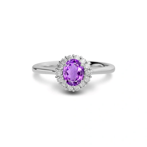 Amethyst Sterling Silver Ring R35