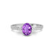 Amethyst Sterling Silver Ring R37