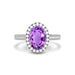 Amethyst Sterling Silver Ring R40