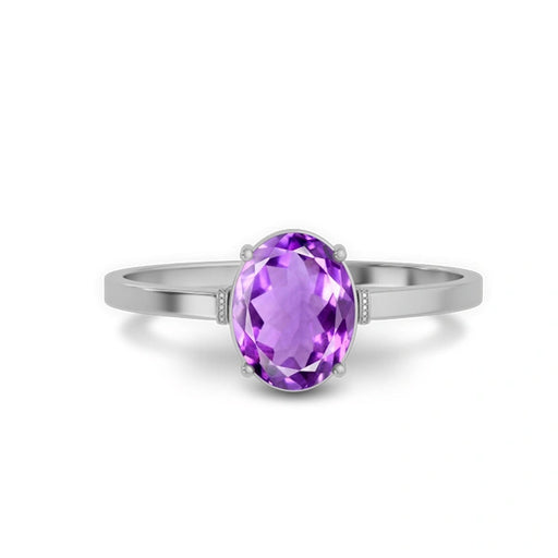 Amethyst Sterling Silver Ring R41