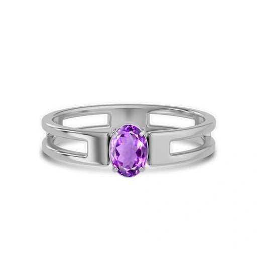 Amethyst Sterling Silver Ring R45
