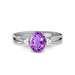 Amethyst Sterling Silver Ring R46