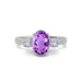 Amethyst Sterling Silver Ring R51