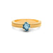 Aquamarine Panchdhatu Ring R3