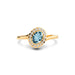 Aquamarine Panchdhatu Ring R5