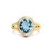 Aquamarine Panchdhatu Ring R21