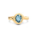 Aquamarine Panchdhatu Ring R22