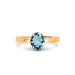 Aquamarine Panchdhatu Ring R33