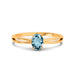 Aquamarine Panchdhatu Ring R34