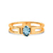 Aquamarine Panchdhatu Ring R36