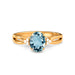 Aquamarine Panchdhatu Ring R37