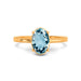 Aquamarine Panchdhatu Ring R39