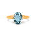 Aquamarine Panchdhatu Ring R40