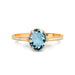 Aquamarine Panchdhatu Ring R41