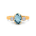 Aquamarine Panchdhatu Ring R42
