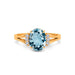 Aquamarine Panchdhatu Ring R43