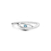 Aquamarine Platinum Ring R9