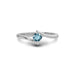 Aquamarine Sterling Silver Ring R2