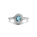Aquamarine Sterling Silver Ring R5