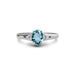 Aquamarine Sterling Silver Ring R6