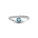 Aquamarine Sterling Silver Ring R8