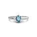 Aquamarine Sterling Silver Ring R13