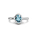 Aquamarine Sterling Silver Ring R14