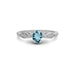 Aquamarine Sterling Silver Ring R15