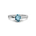 Aquamarine Sterling Silver Ring R16