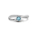 Aquamarine Sterling Silver Ring R17
