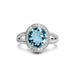 Aquamarine Sterling Silver Ring R21