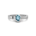 Aquamarine Sterling Silver Ring R23
