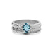 Aquamarine Sterling Silver Ring R27